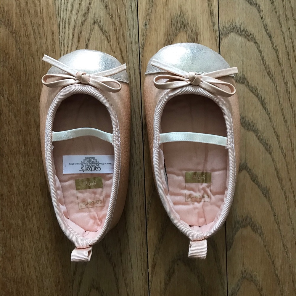Carters Pink Baby Shoes